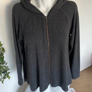 Michael Stars grey zip up, size 6